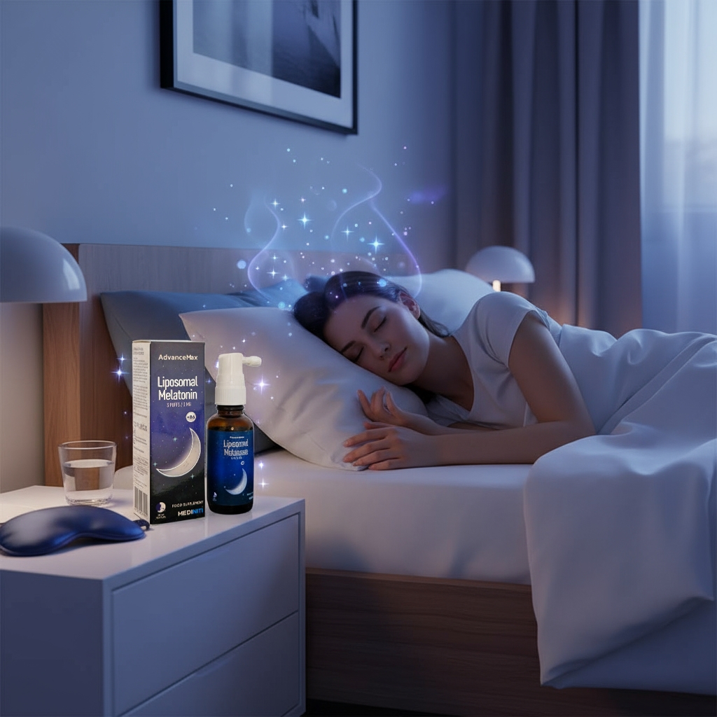 AdvanceMax Lipomozal Melatonin 3puf/3mg Sprey 30ml