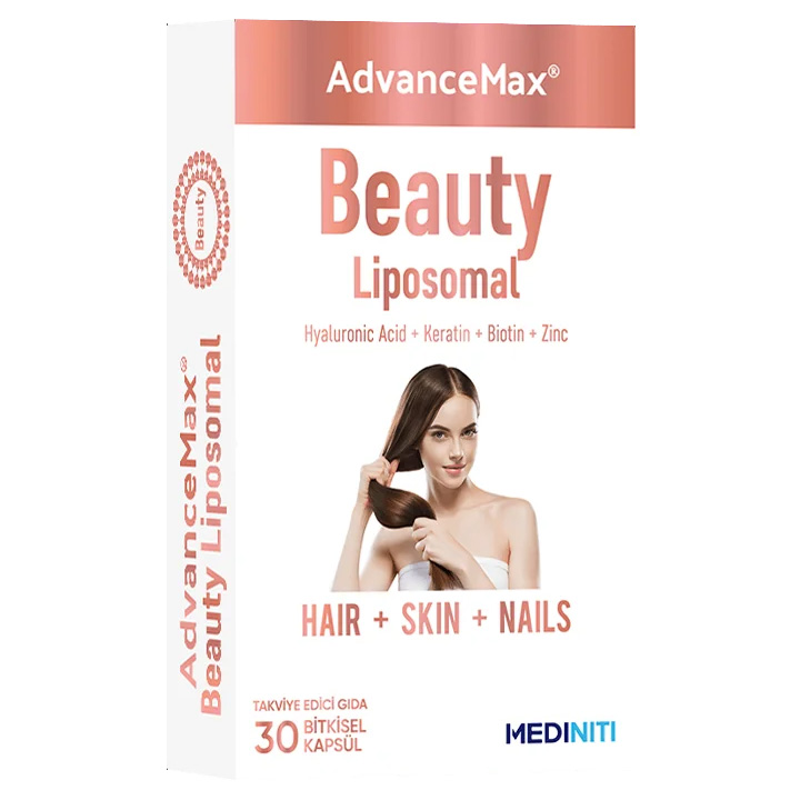 AdvanceMax Beauty Lipozomal Hyaluronik Asit Keratin Biotin �inko
