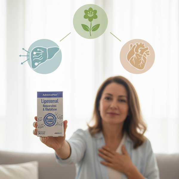 AdvanceMax Lipozomal Resveratrol & Glutatyon Kaps�l