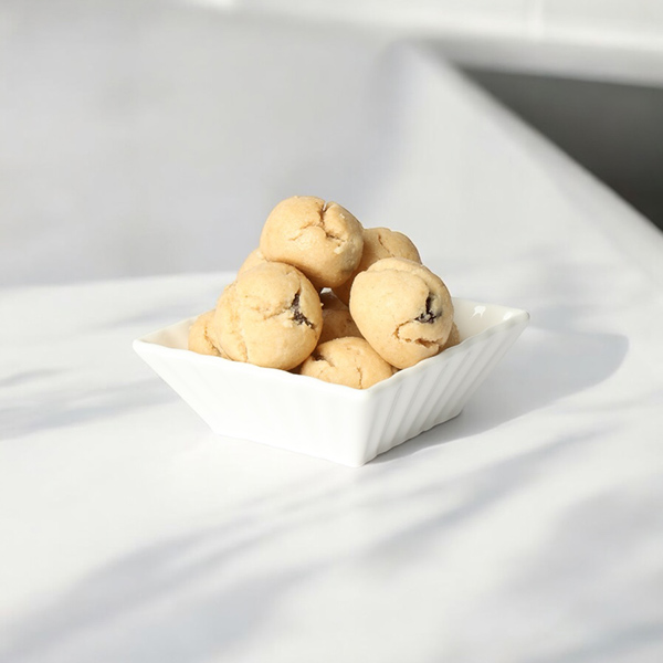 Bitter �ikolata Par�ac�kl� Tahinly Ka��k Kurabiye